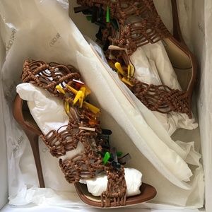 Authentic Jimmy Choo IRIS Heels Sandals size 8.5